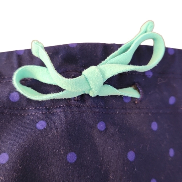Blue Polka Dot Old Navy Go-Dry Caori Length Gym Pants - Picture 5 of 6